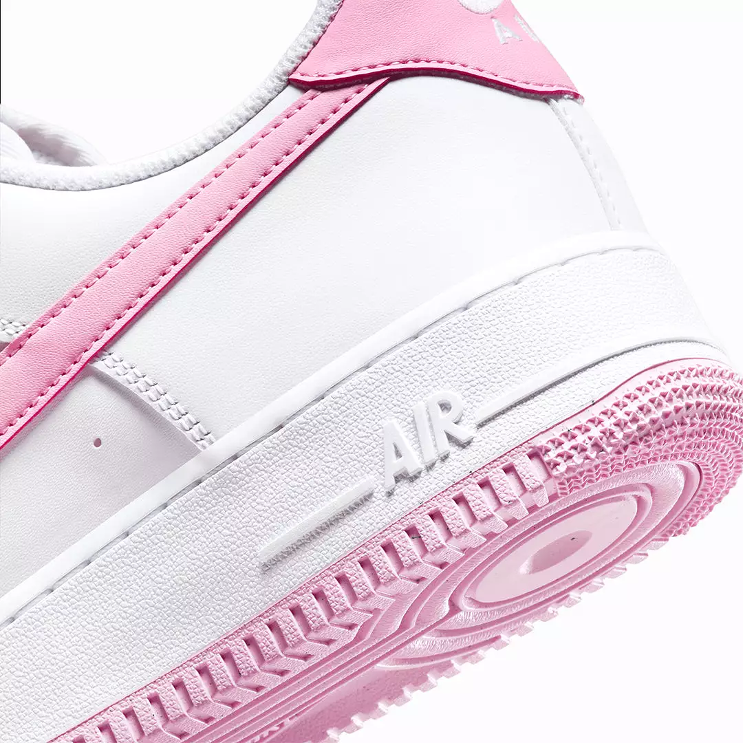 AIR FORCE 1 '07 'WHITE/PINK RISE-WHITE'