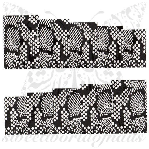 Animal Print Nail Art Snake Skin Nail Full Wraps