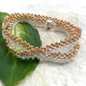 Beaded Lace Wrap Bracelet