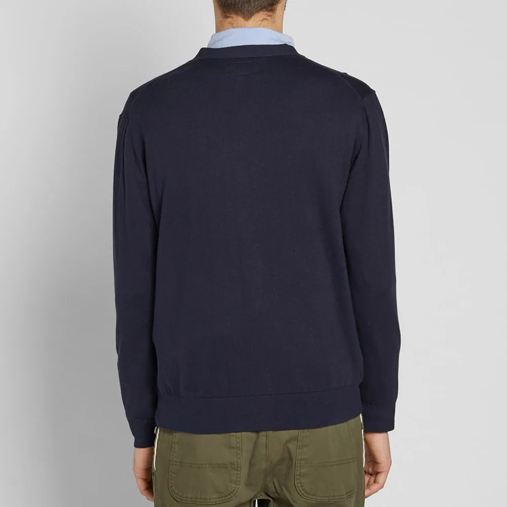 Beams Plus Cashmere CardiganNavy