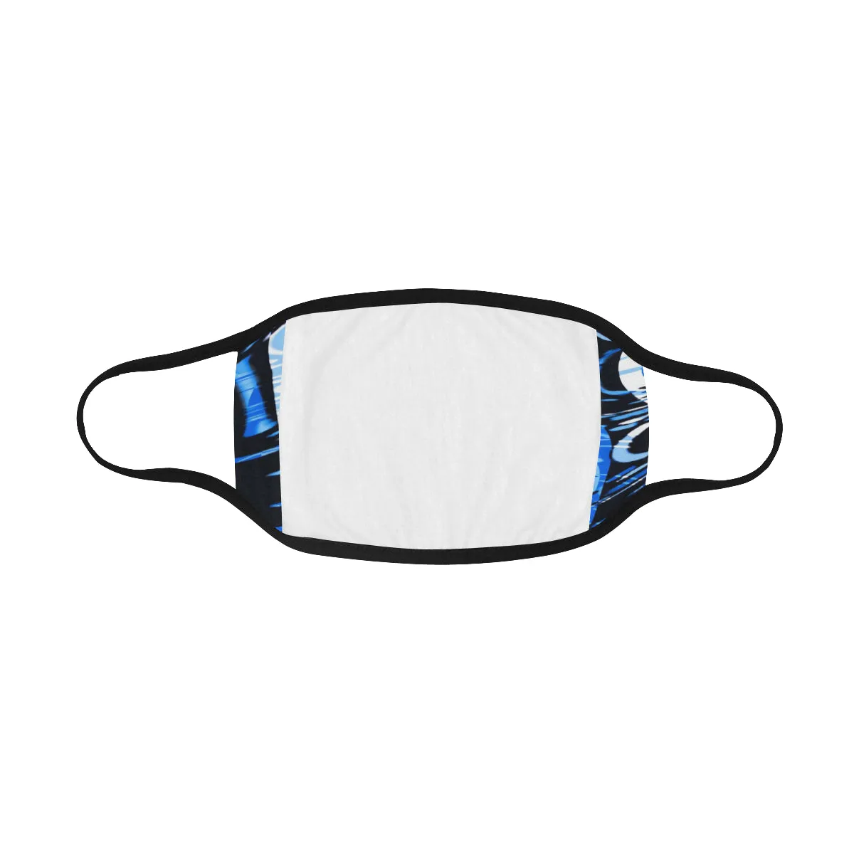 Blue Psychedelic Mouth Mask *Ready To Ship*