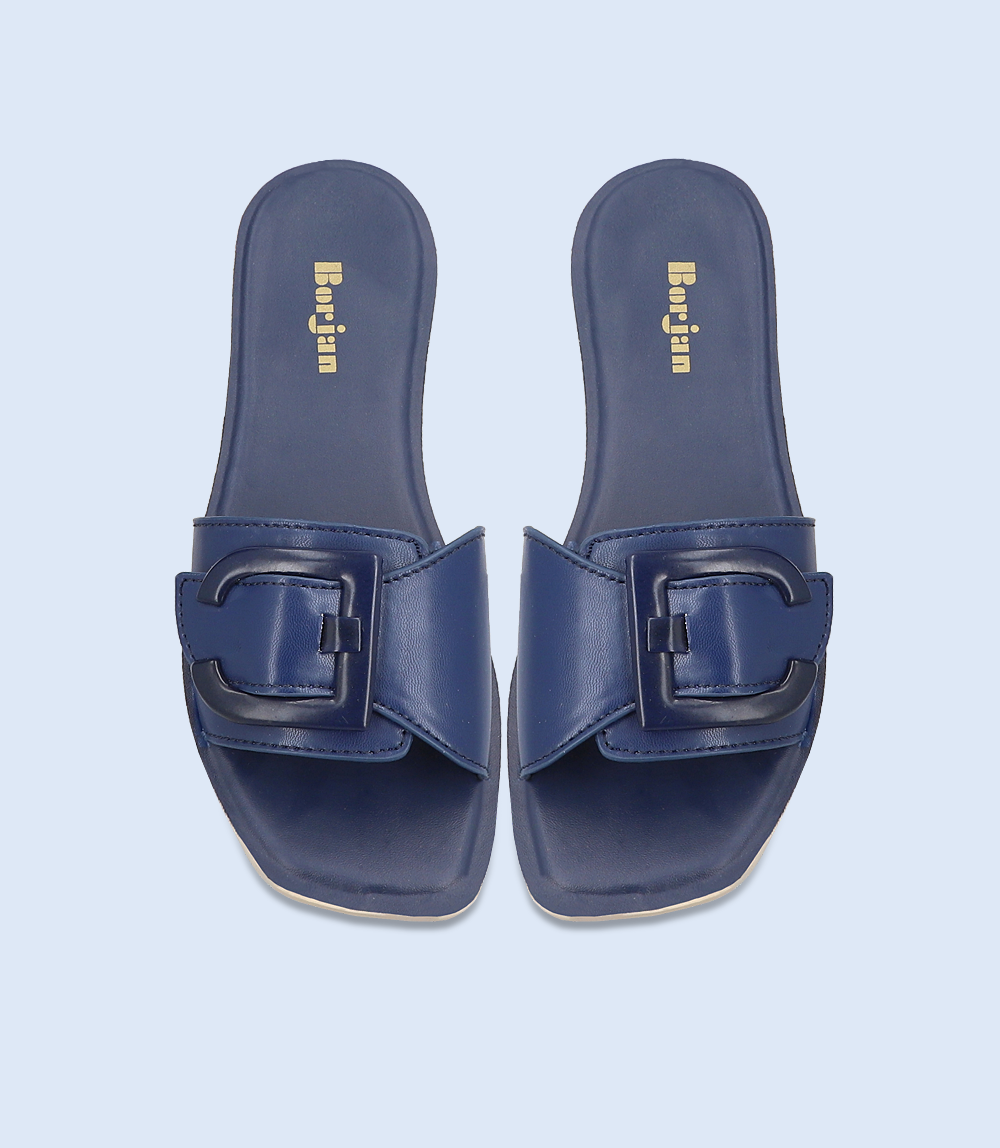 BW9416-NAVY-Women Slipper