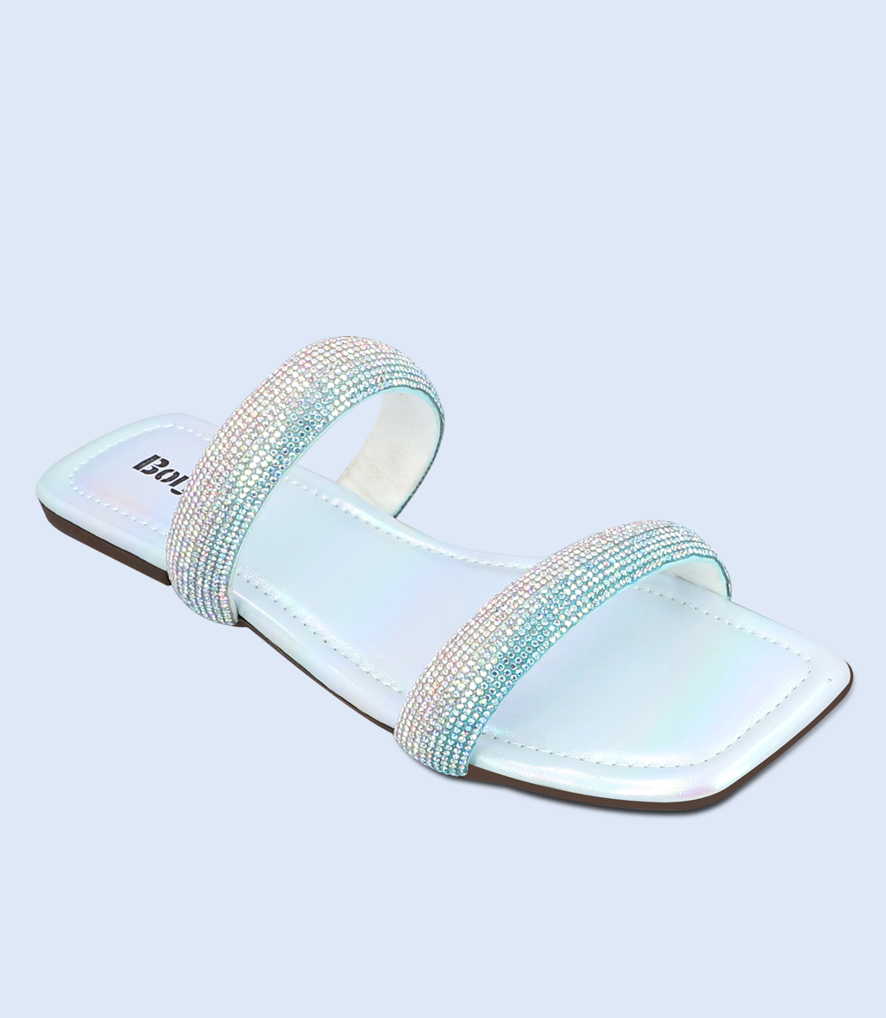 BW9437-AQUA-Women Slipper