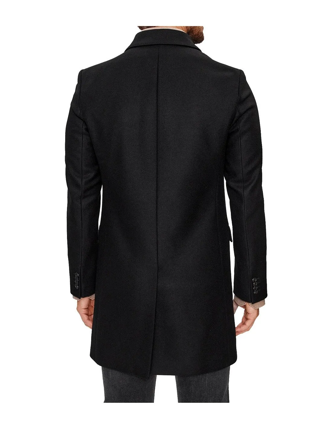 Cappotto Hugo Boss uomo 50495214001 nero