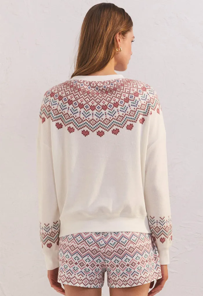 Cozy Days Fair Isle Short