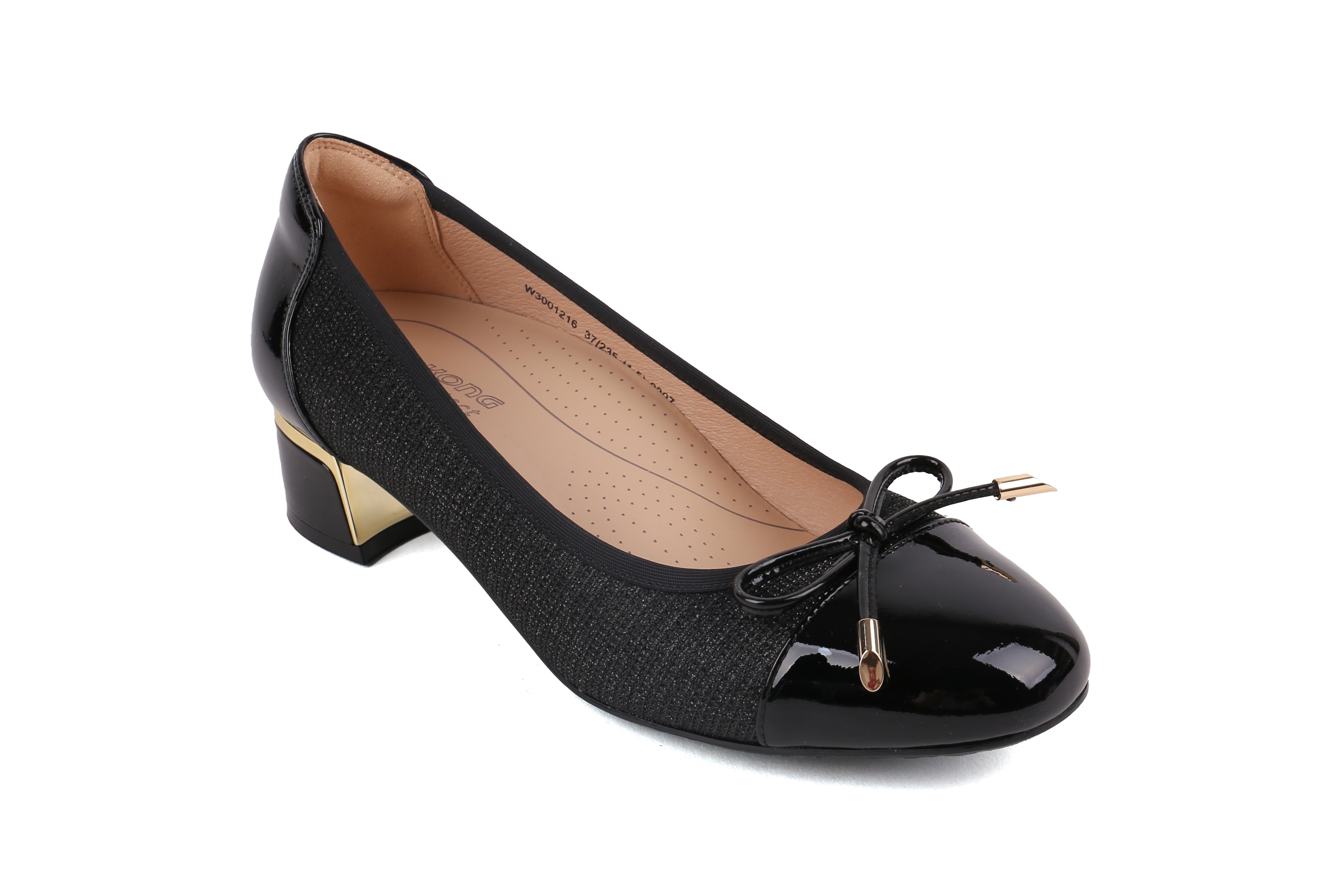 DR.KONG WOMEN COMFORT HEEL SHOES DK-W3001216-BLK(RP : $189)