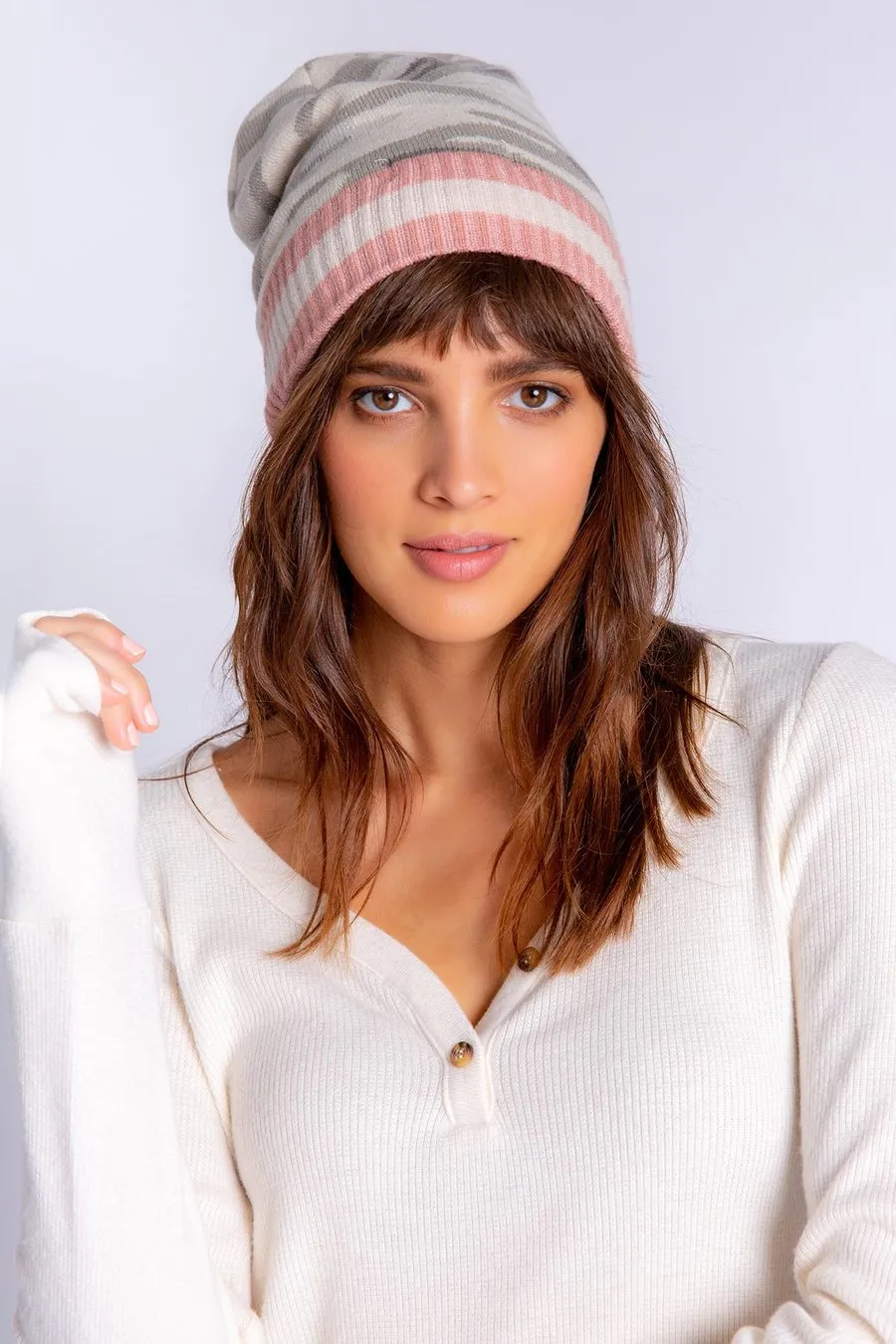 Dusty Rose Cozy  Beanie