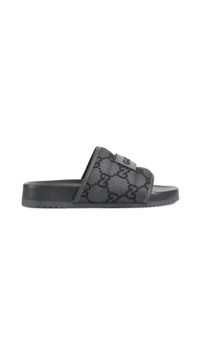 GG Slide Sandal - Grey/Black