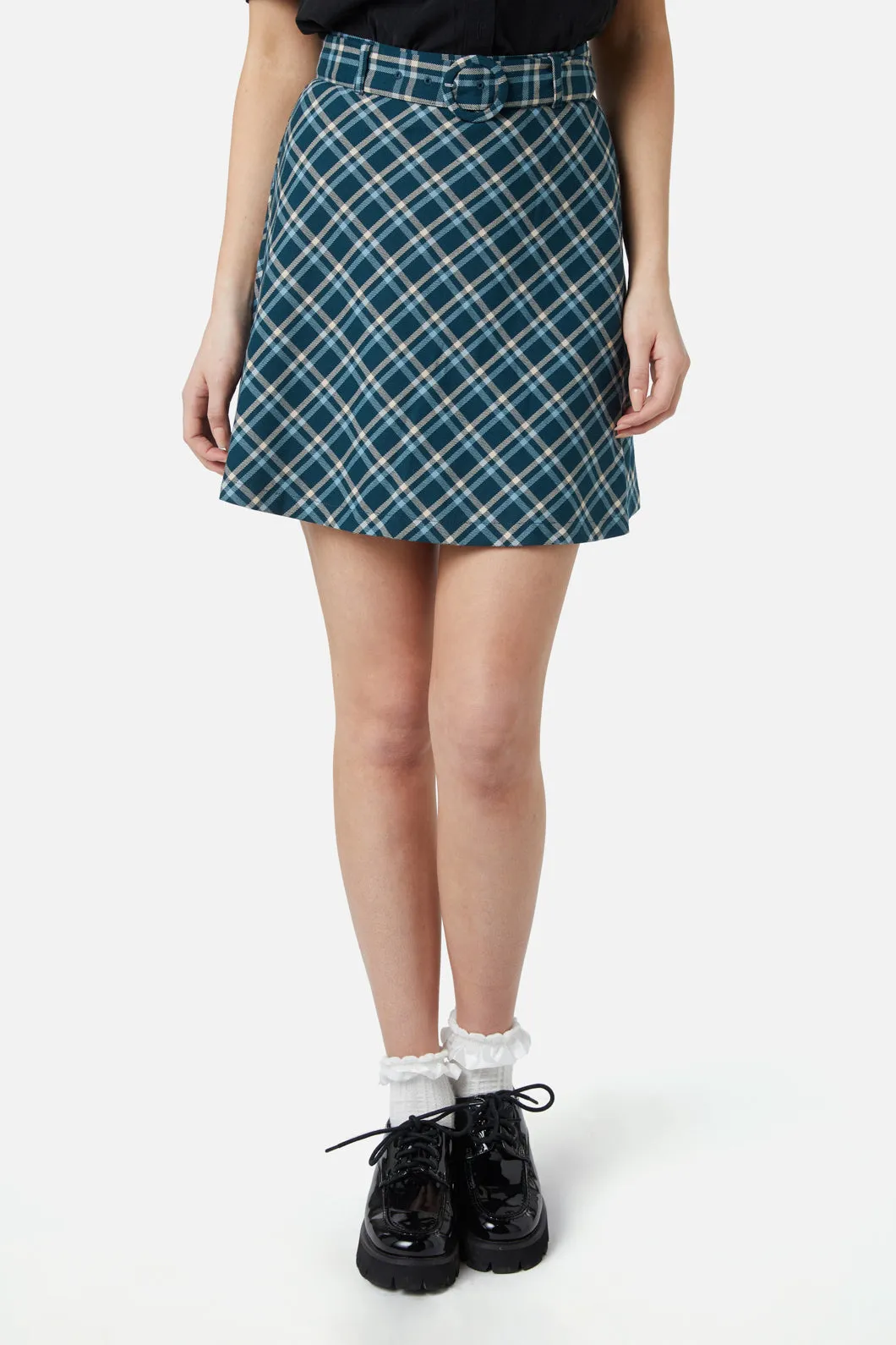 Gina Check A Line Skirt