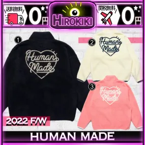 HUMAN MADE  |Unisex Street Style Collaboration Logo Tops