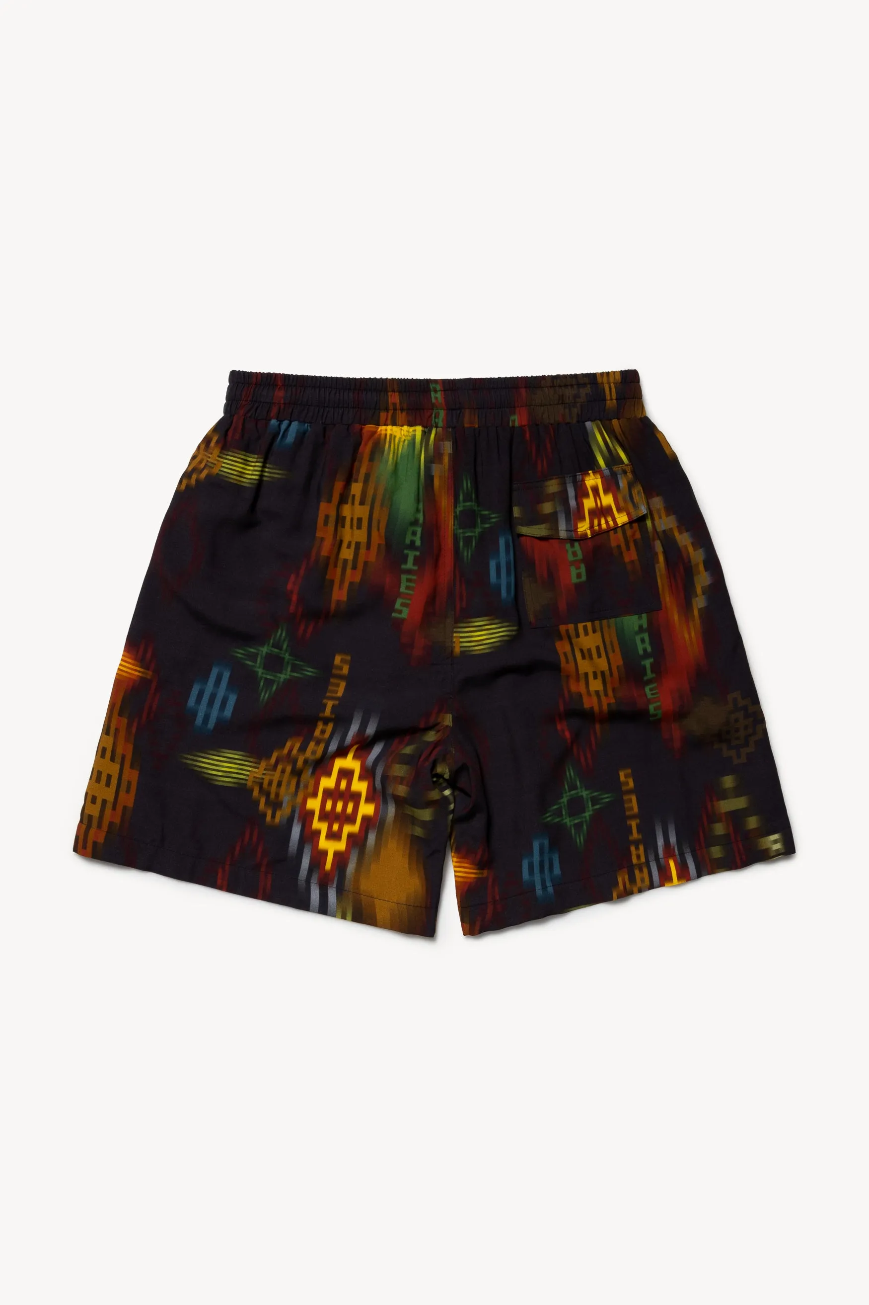 Ikat Print Board Shorts