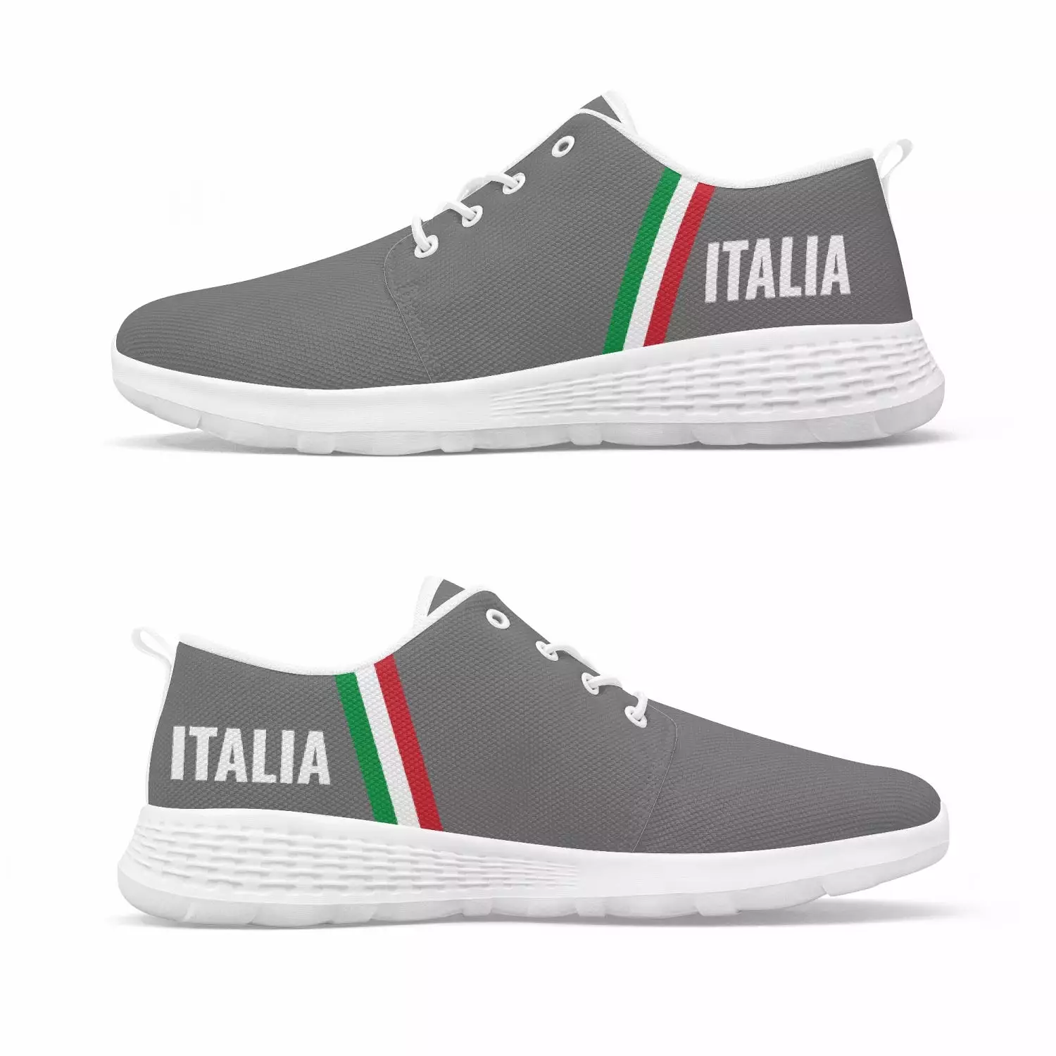 Italy Running Shoes - Forza Italia - Grey - men's /women's sizes