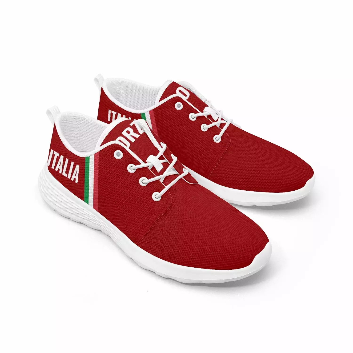 Italy Running Shoes - Forza Italia - Red - men's /women's sizes