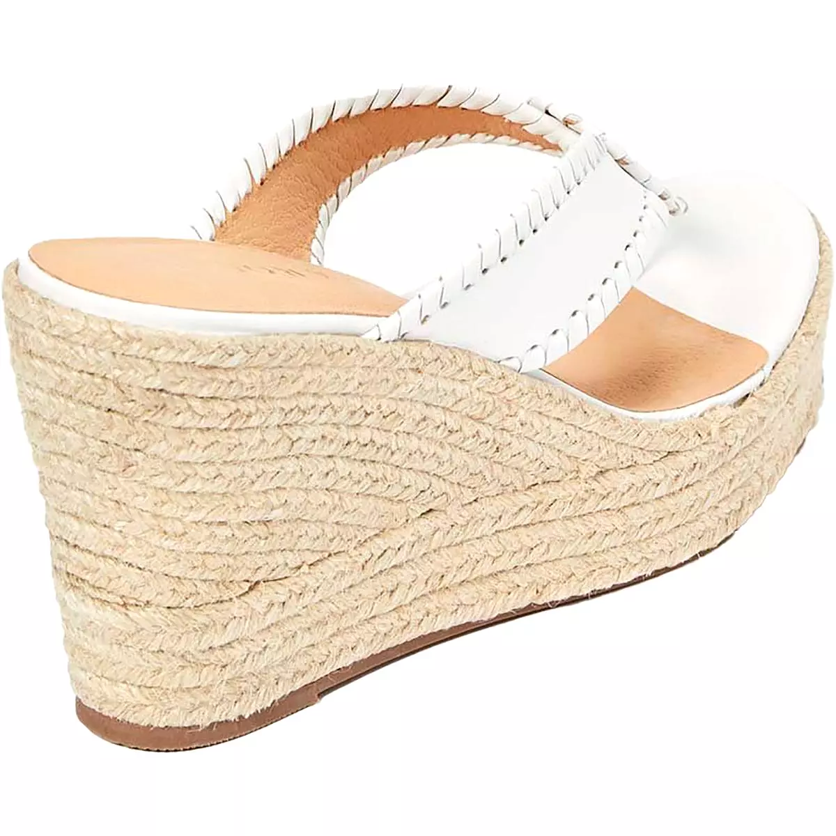 Jack Rogers Womens Rowan Leather Wedge Espadrilles