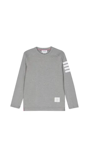 Jersey 4-Bar Long Sleeve Rugby Tee - Grey