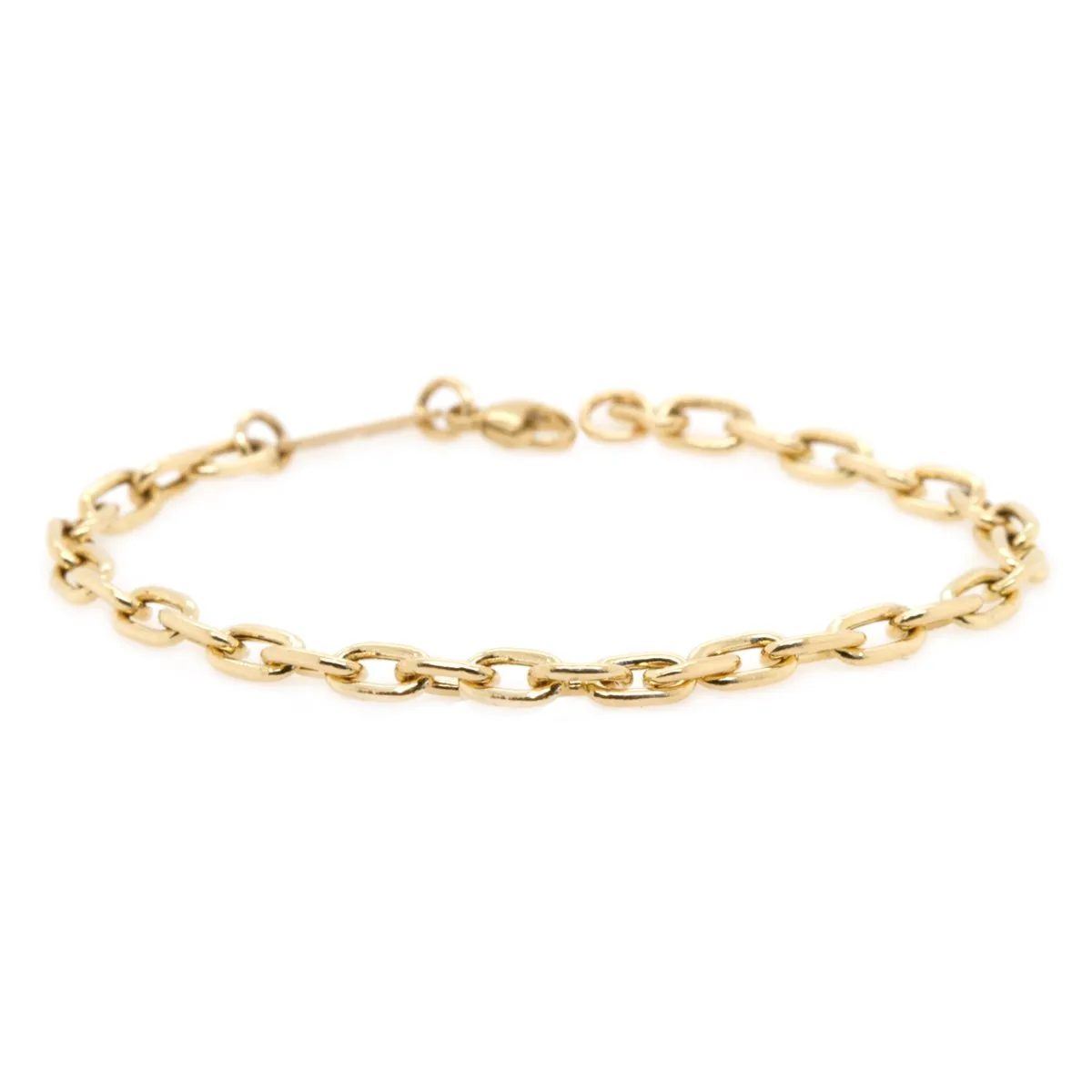 Large Square Oval Chain Bracelet