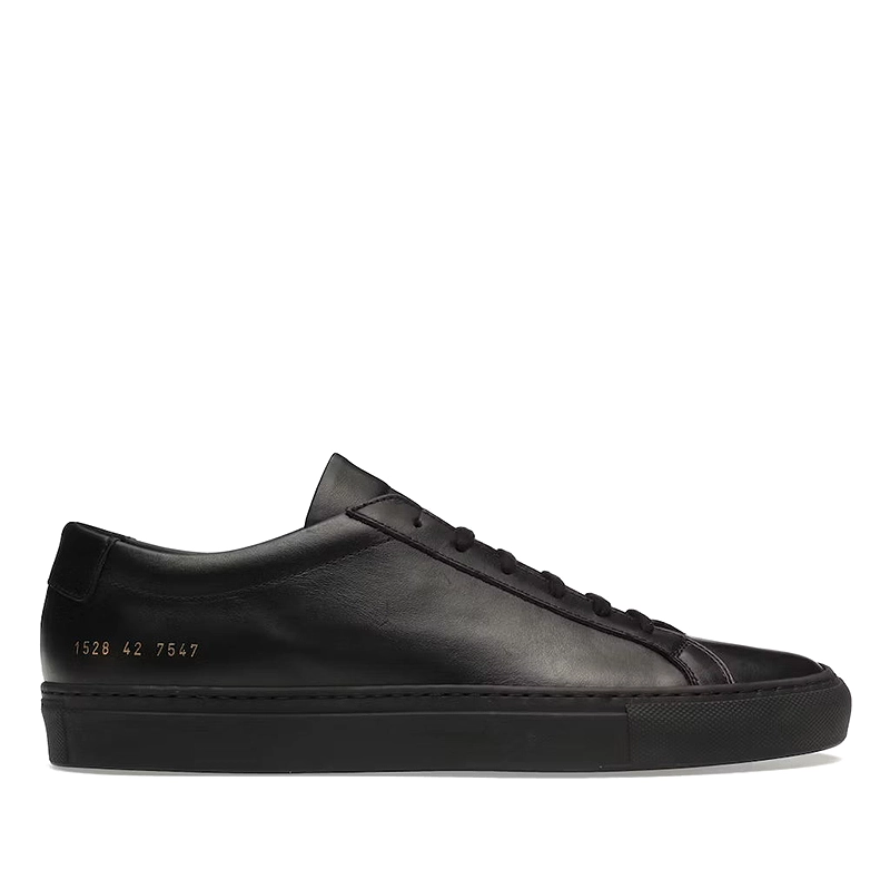 Men’s All-Season Sneakers, Black Low-Top 