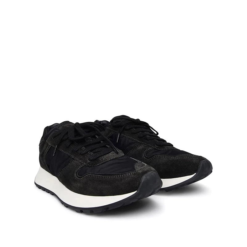 Men’s All-Season Sneakers, Black Low-Top 