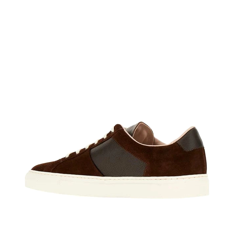 Men’s All-Season Sneakers, Brown Low-Top 