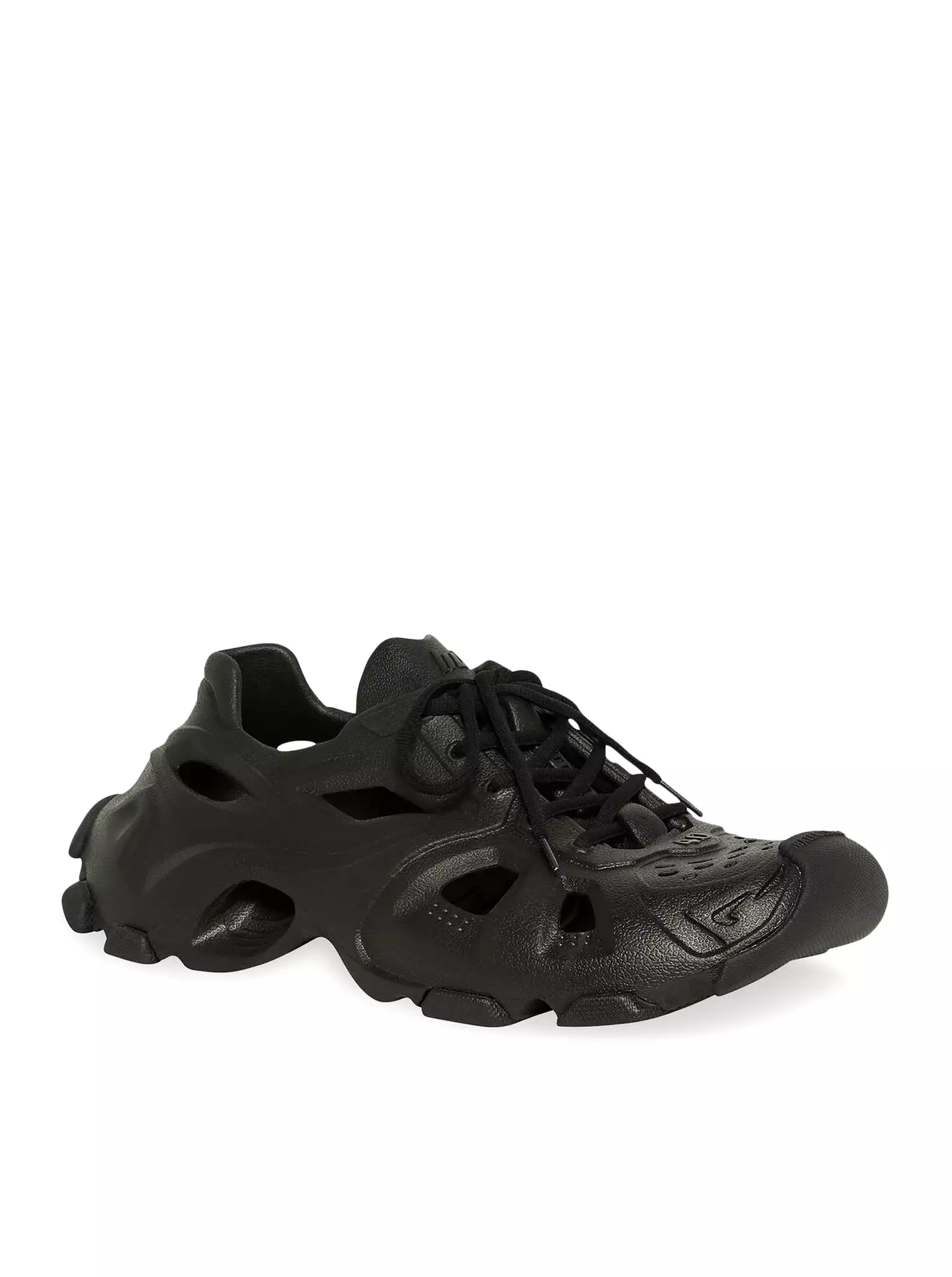 MEN`S HD LACE-UP SNEAKERS IN BLACK