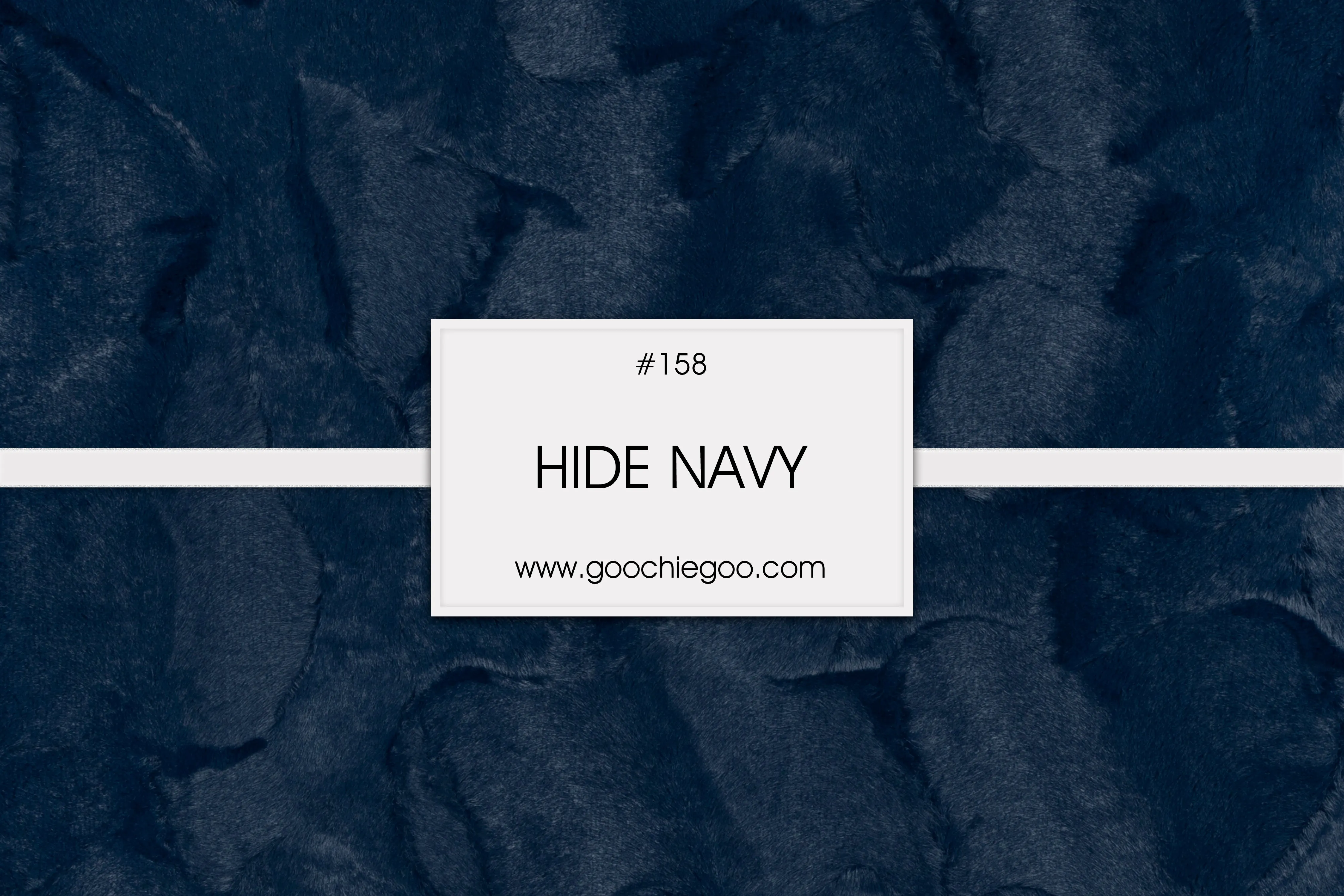 Navy Blue Hide Cuddle