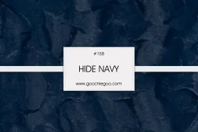 Navy Blue Hide Cuddle