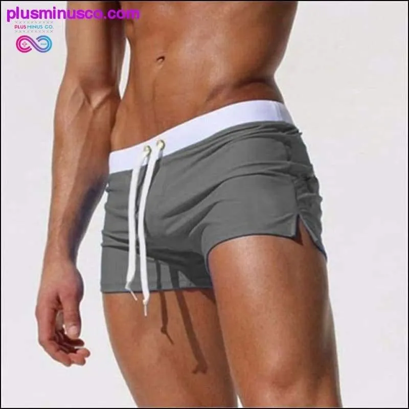 New Swimwear Men Sexy swimming trunks briefs Beach