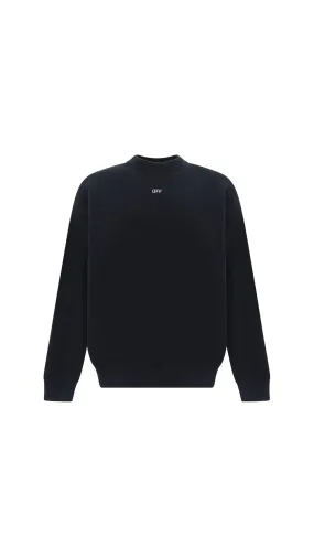 Off Stamp Boxy Fit Sweatshirt - Black