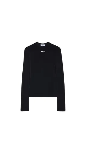 Off Stamp Skate Long Sleeve Tee - Black