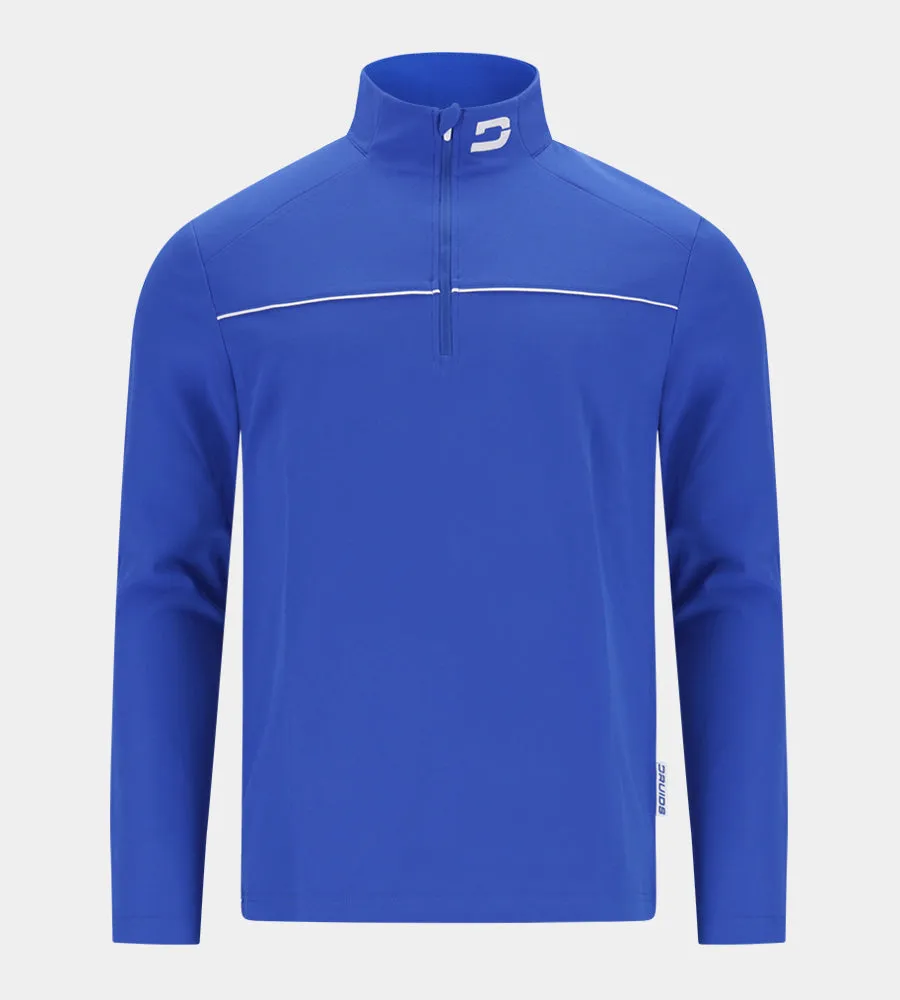 PIQUE MIDLAYER - BLUE