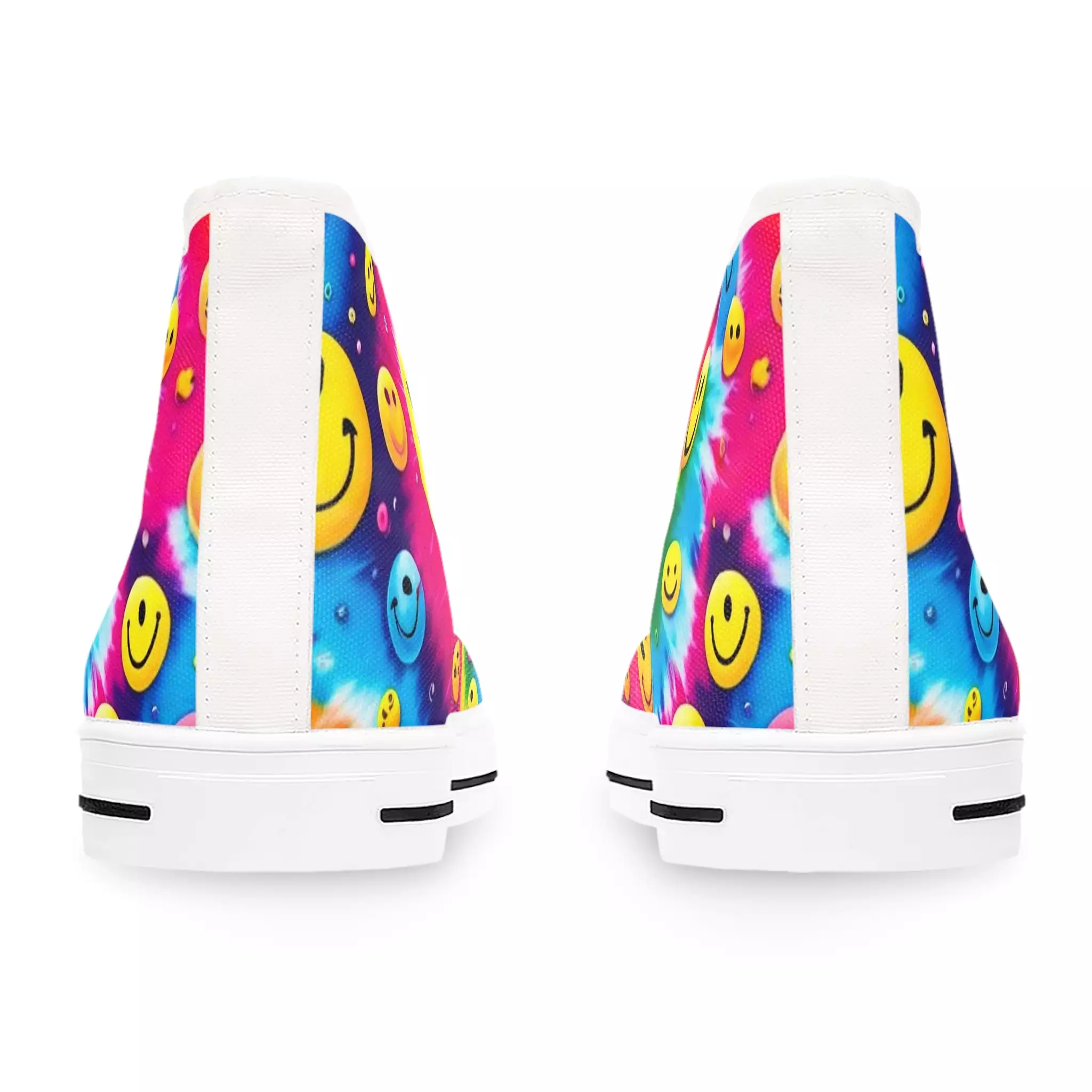 PLUR Smiles Women's High Top Sneakers