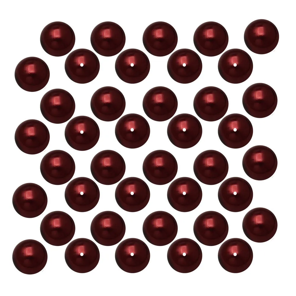 Preciosa Crystal Nacre Pearl, Round 4mm, Bordeaux (40 Pieces)