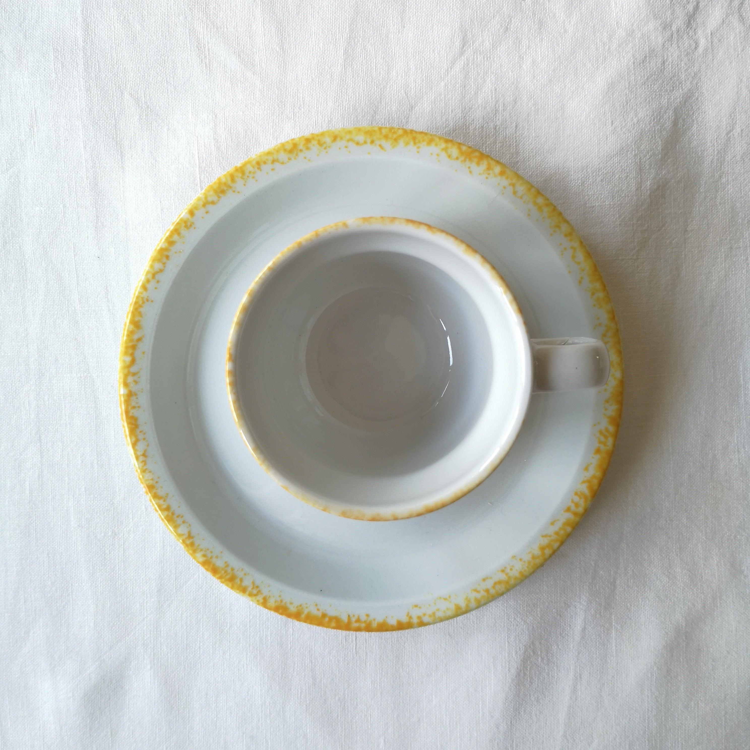 Sarreguemines (サルグミンヌ)   | Vintage cup&saucer x2 ヴィンテージカップx2 ①