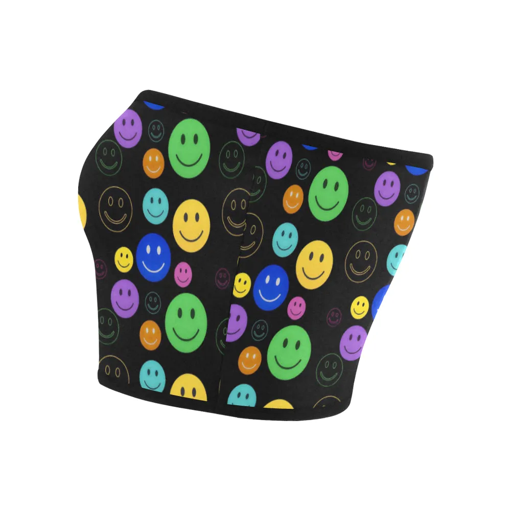 Smiley Face Bandeau Top