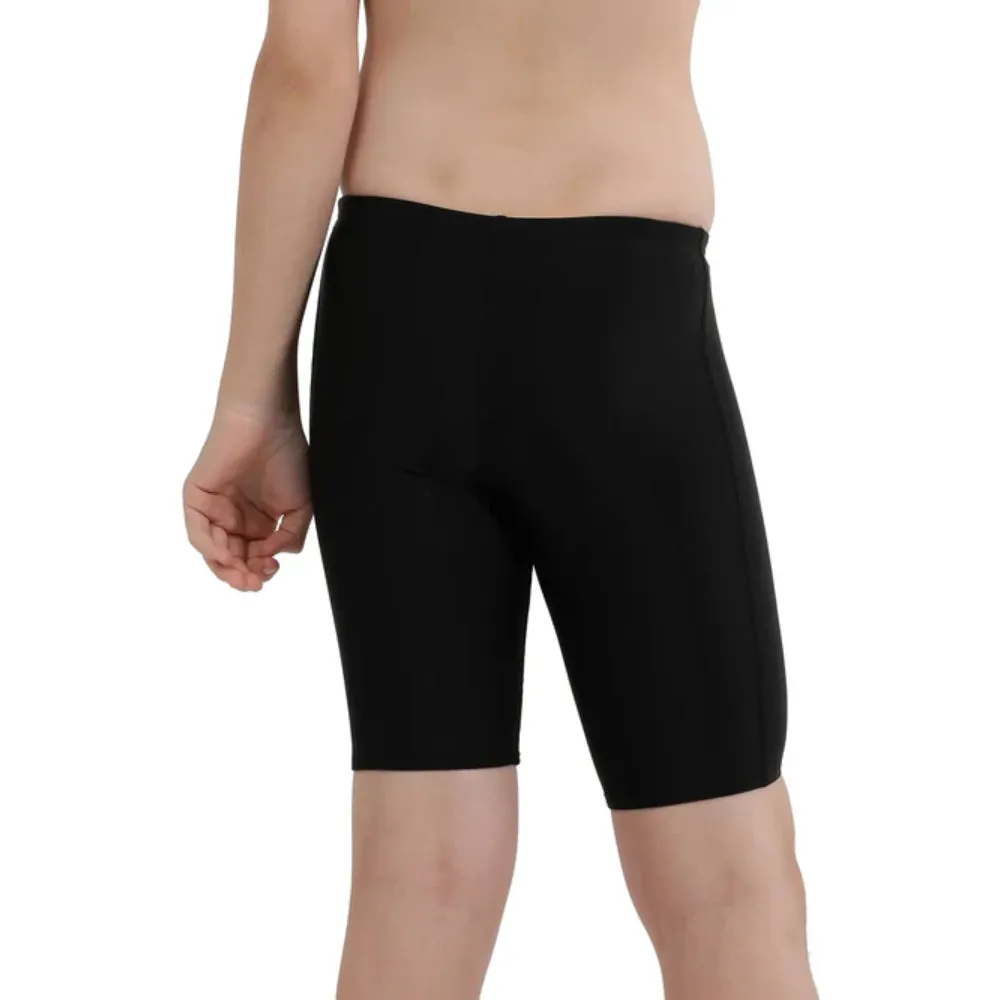 Speedo Boy's JM Madley Logo Jammer (Black/Lemon Drizzle)