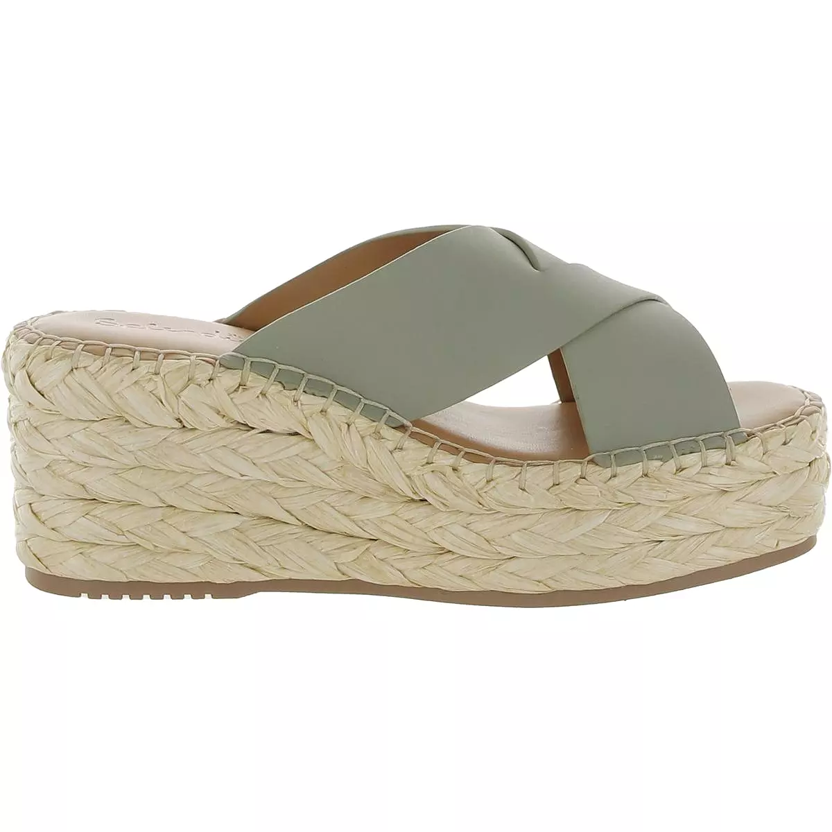 Splendid Womens Luisa Leather Crisscross Espadrilles