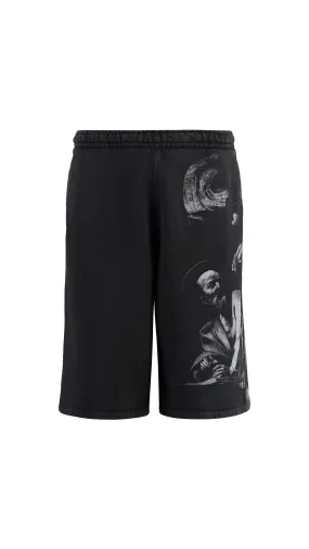 St. Matthew Over Sweatshorts - Dark Grey\Black