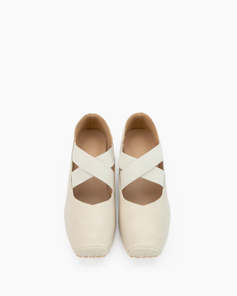 Stretchy Crisscross Strap Comfortable Ballet Flats