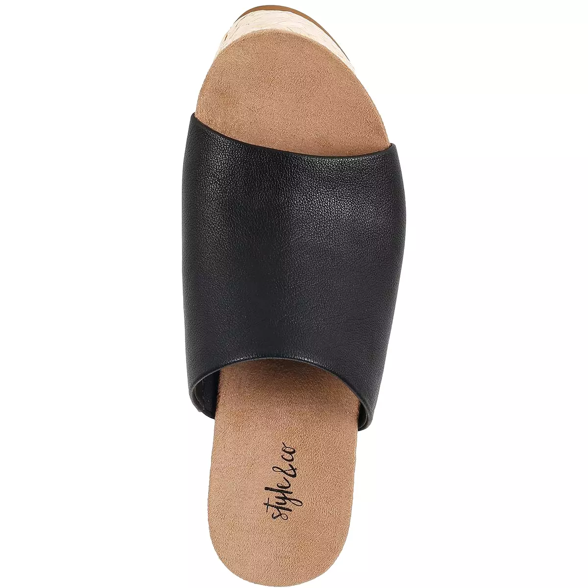 Style & Co. Womens Larissaa Faux Leather Slip On Espadrilles