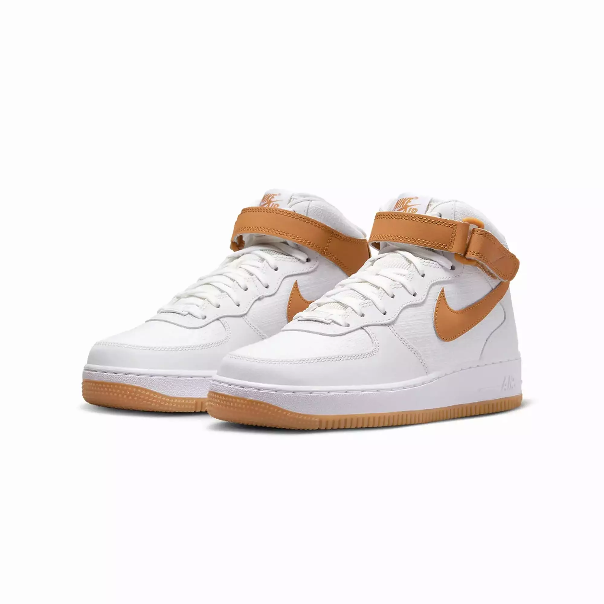 WMN'S AIR FORCE 1 '07 MID 'SUMMIT WHITE/DESERT OCHRE-SUMMIT WHITE'