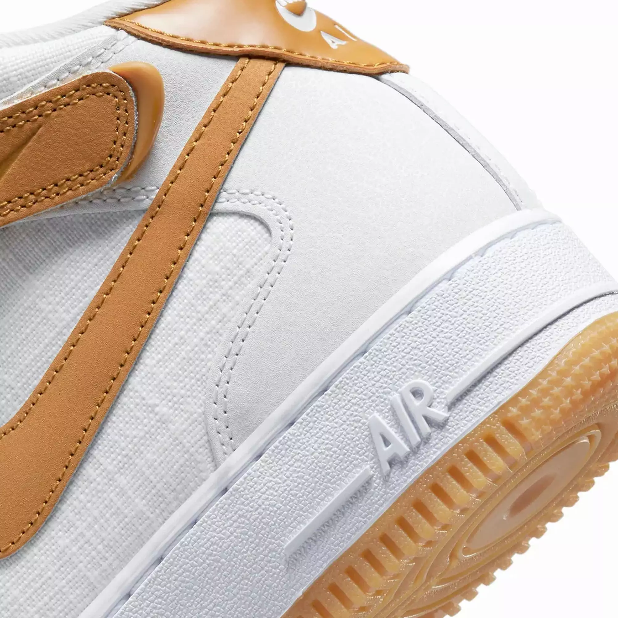 WMN'S AIR FORCE 1 '07 MID 'SUMMIT WHITE/DESERT OCHRE-SUMMIT WHITE'