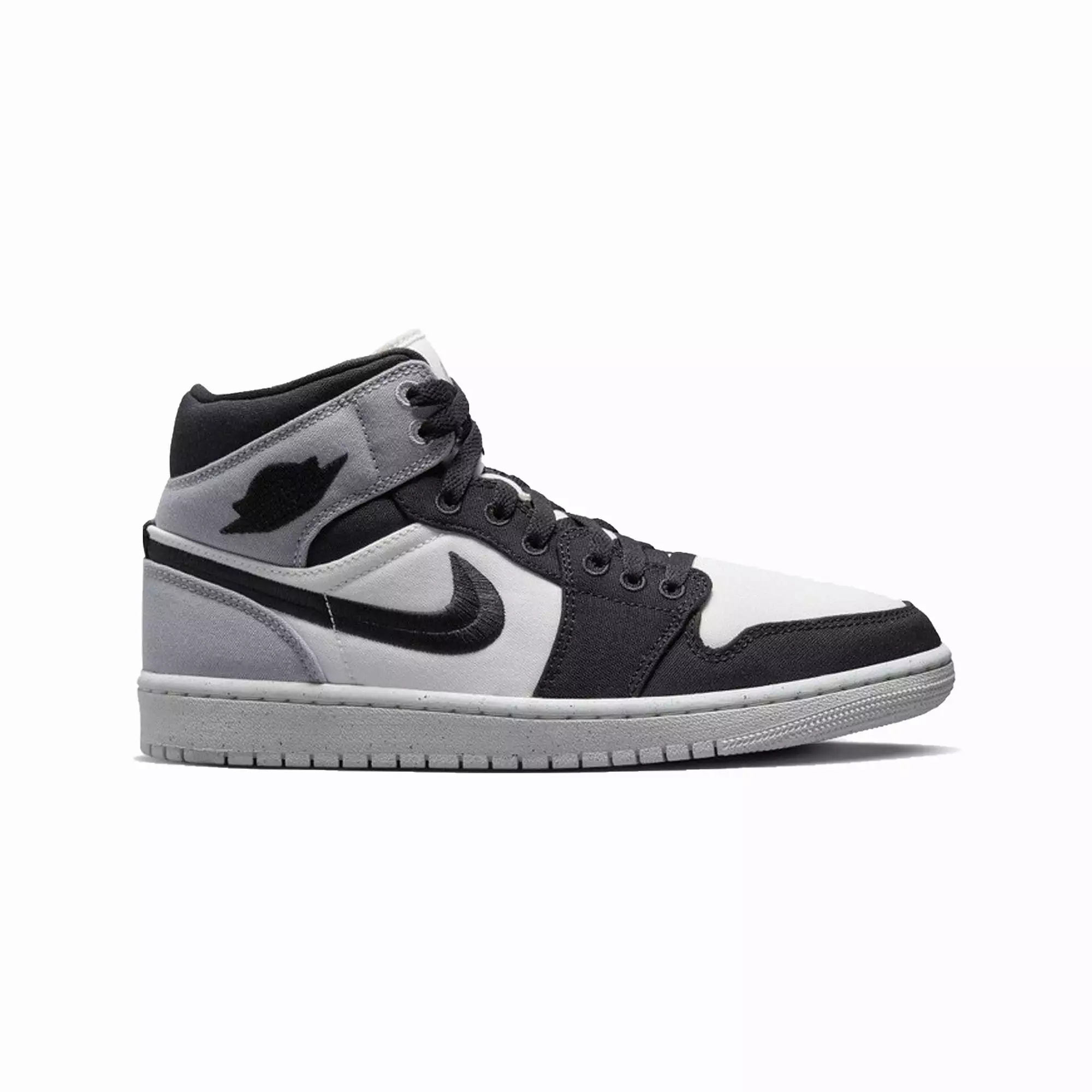 WMN'S AIR JORDAN 1 MID SE 'SAIL/BLACK-LT STEEL GREY'