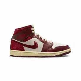 WMN'S AIR JORDAN 1 MID SE 'TEAM RED/UNIVERSITY RED-SAIL-MUSLIN'