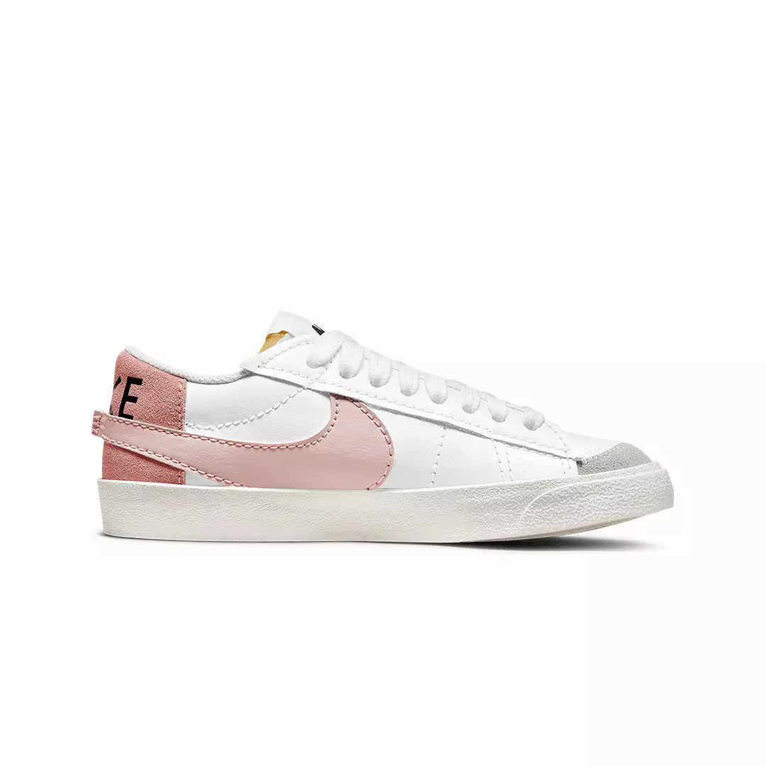 WMN'S BLAZER LOW '77 JUMBO 'WHITE/PINK OXFORD-ROSE WHISPER-WHITE'