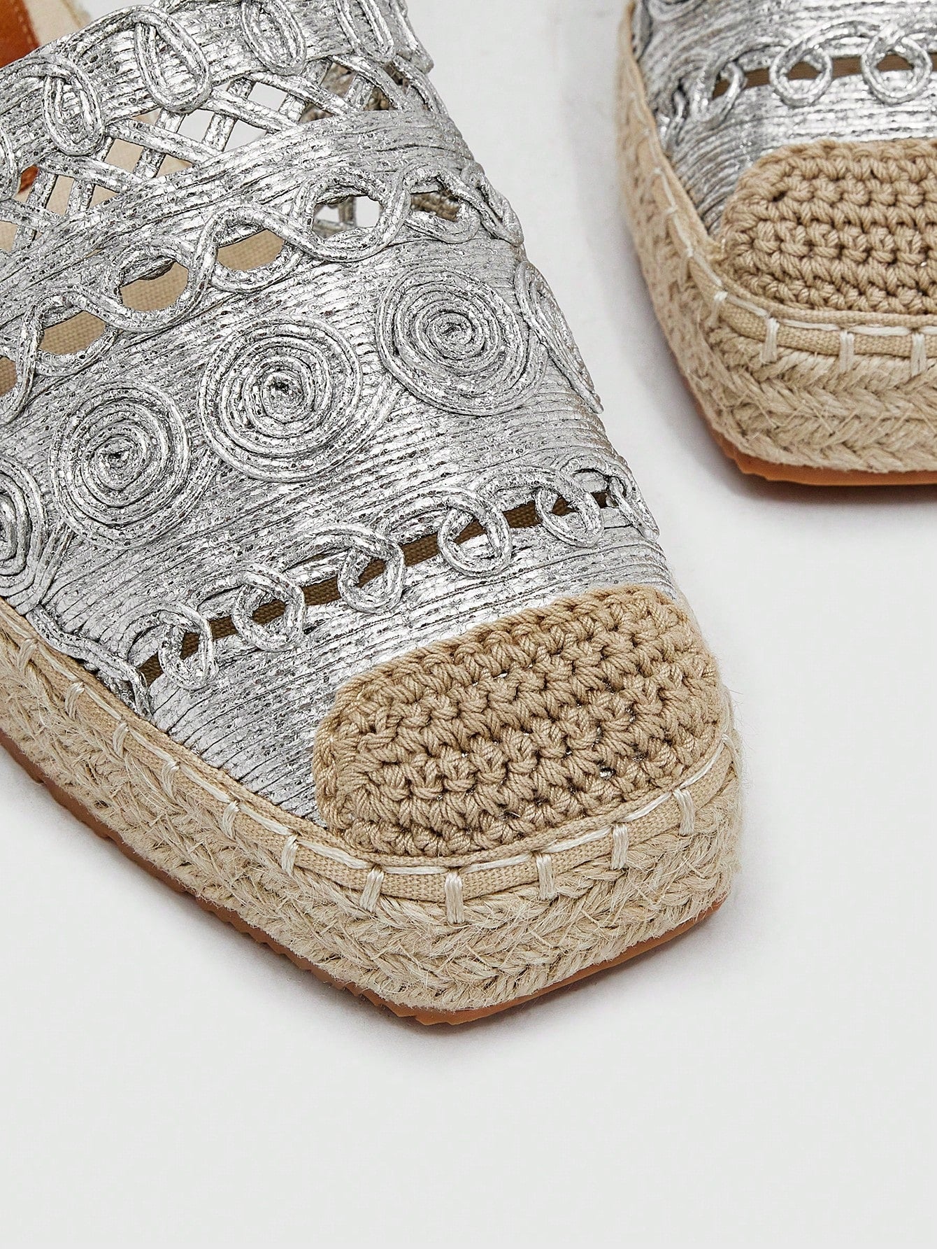 Women Braid Detail Slip-on Flats, Vacation Espadrille Flats