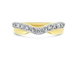 Yellow Gold Diamond Band