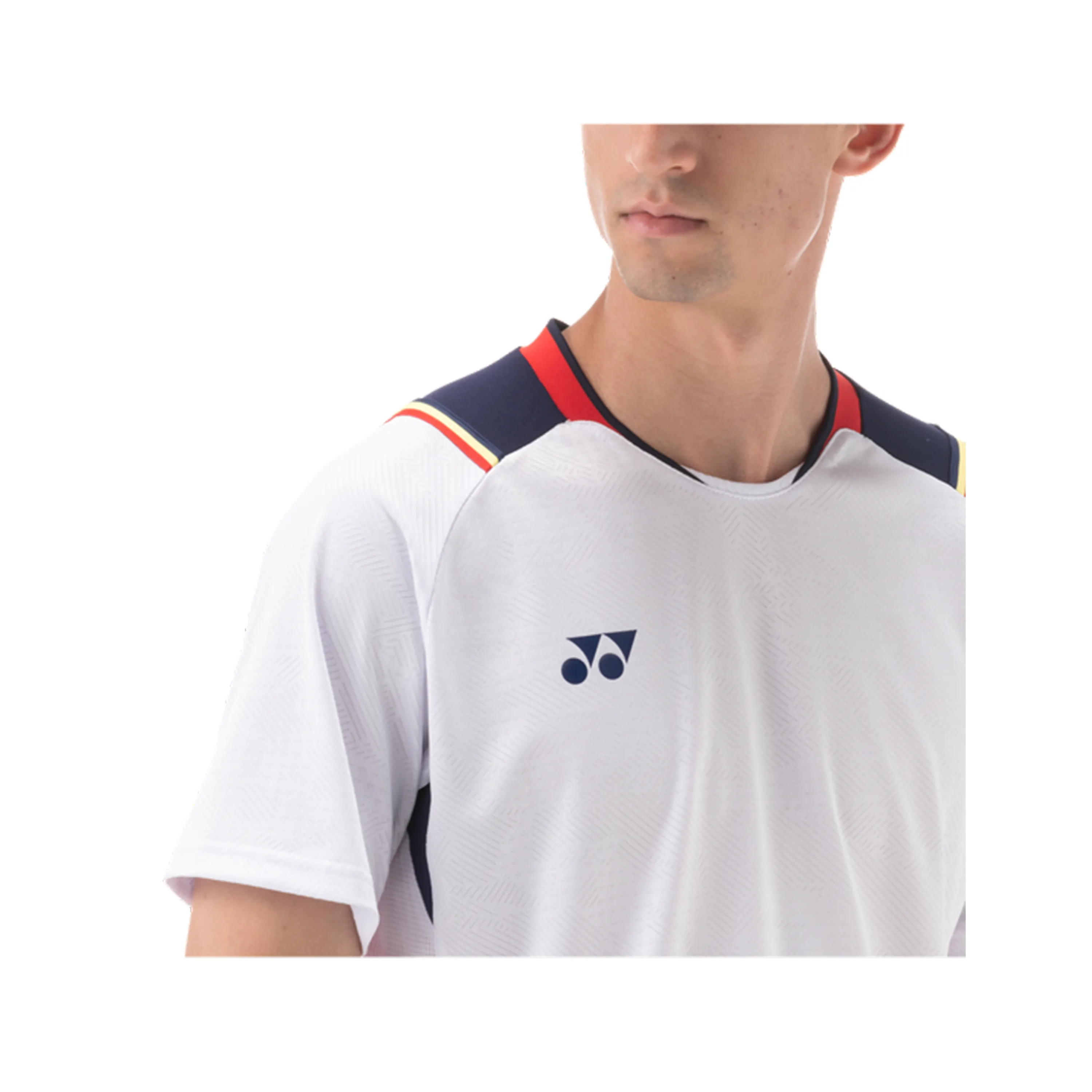 Yonex Premium Badminton/ Sports Shirt 10489 White MEN'S