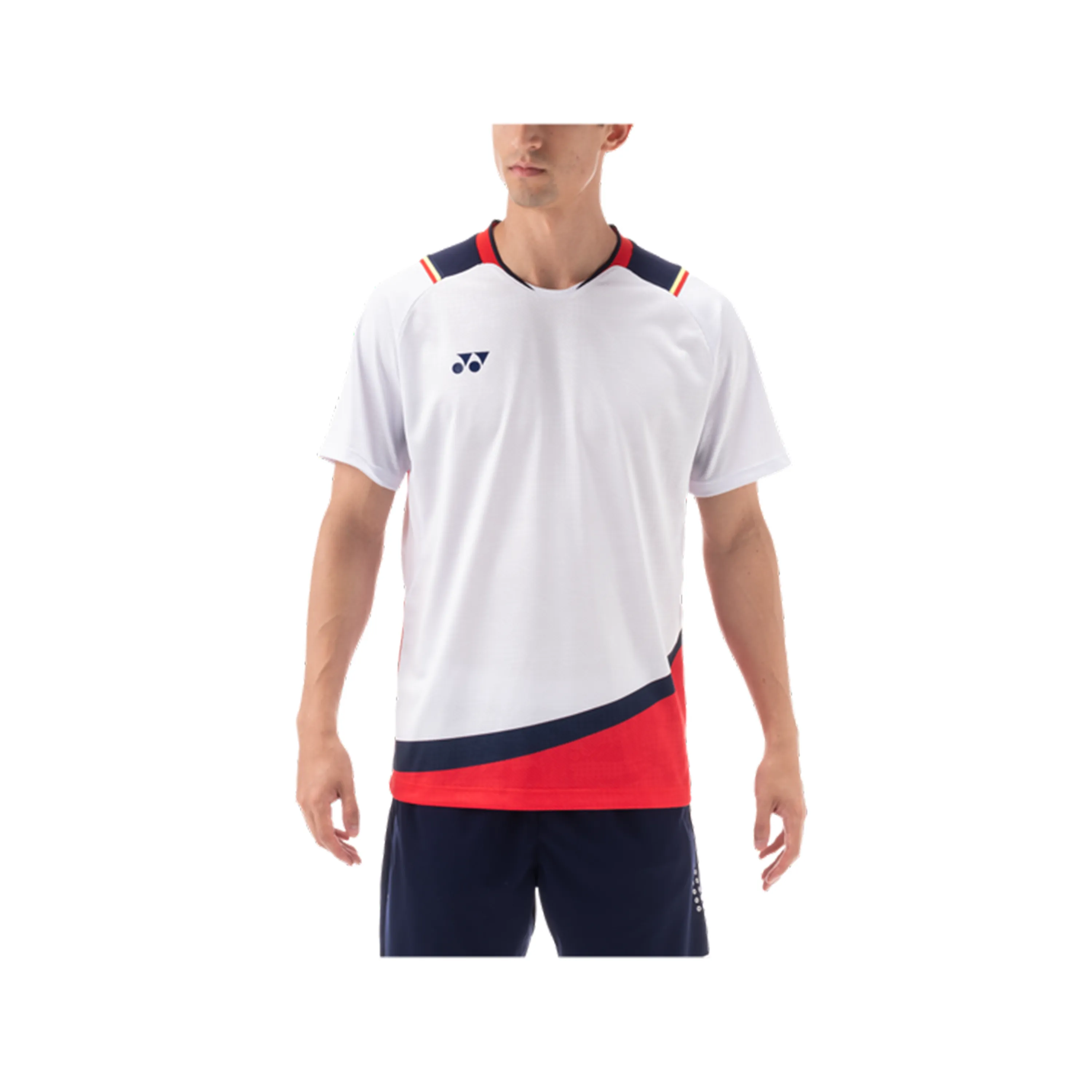 Yonex Premium Badminton/ Sports Shirt 10489 White MEN'S